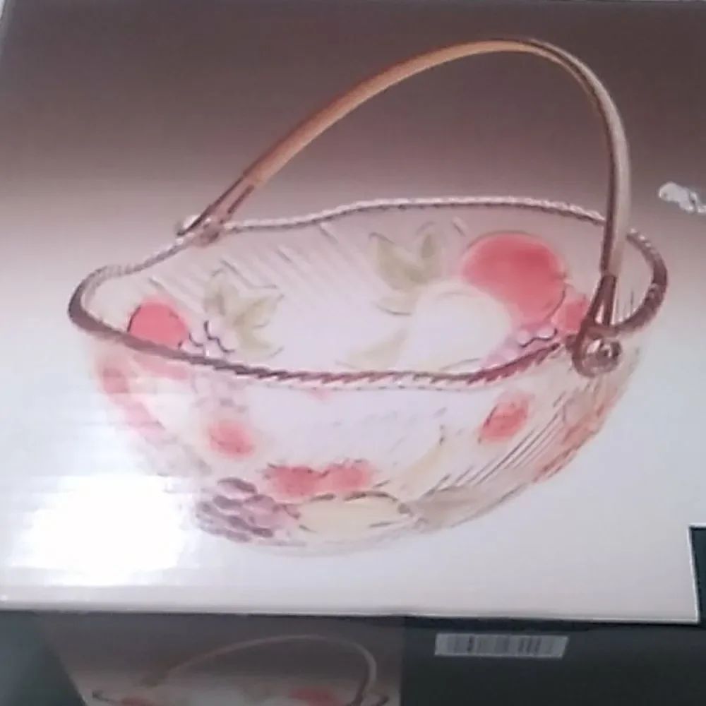 Bountiful Color Glass Basket